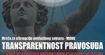 MANS – Transparentnost pravosuđa